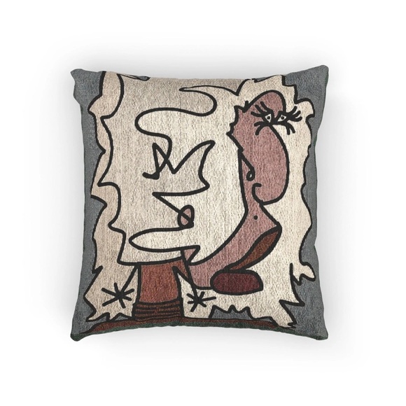 Accent People Pillow Art Throw Pillow Micleleen Jagguwar - Picture 1 of 1